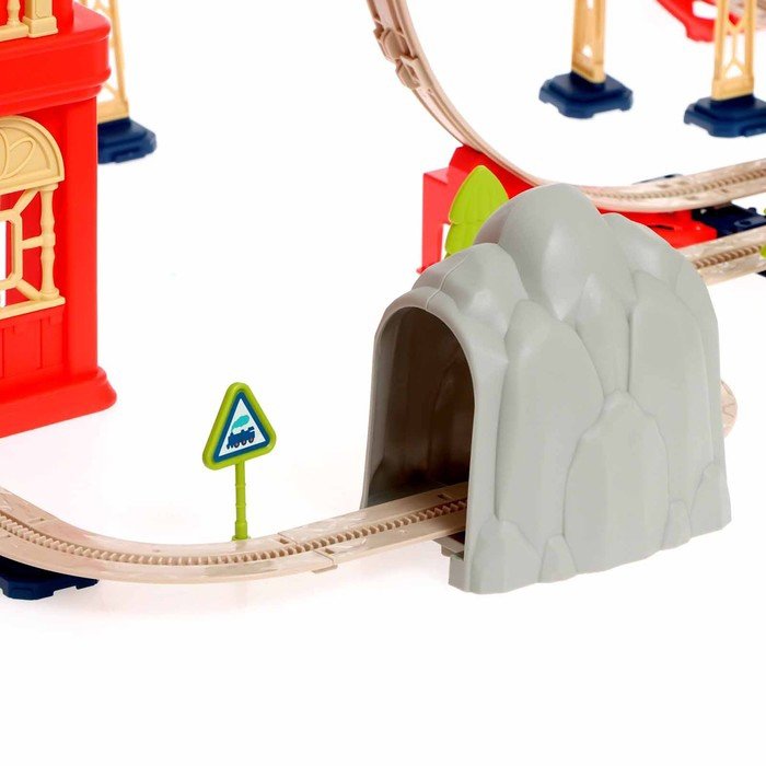 WOOPIE Kolejka Elektryczna 2w1 Składana w Walizkę 87 el. - Długość 3,5 m WOOPIE Kolejka Elektryczna 2w1 Składana w Walizkę 87 el. - Długość 3,5 m