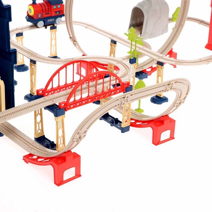 WOOPIE Kolejka Elektryczna 2w1 Składana w Walizkę 87 el. - Długość 3,5 m WOOPIE Kolejka Elektryczna 2w1 Składana w Walizkę 87 el. - Długość 3,5 m