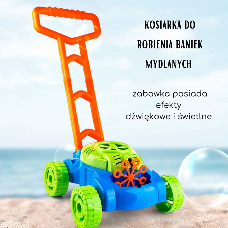 WOOPIE Kosiarka Bańki Mydlane Dźwięki Płyn WOOPIE Kosiarka Bańki Mydlane Dźwięki Płyn