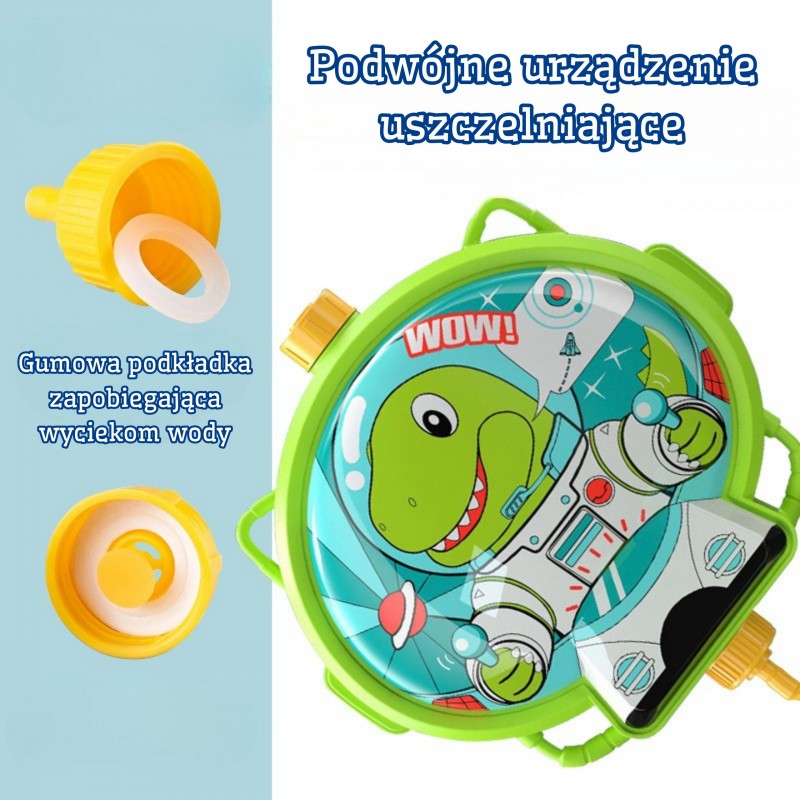 WOOPIE Pistolet na Wodę z Plecakiem Dino WOOPIE Pistolet na Wodę z Plecakiem Dino