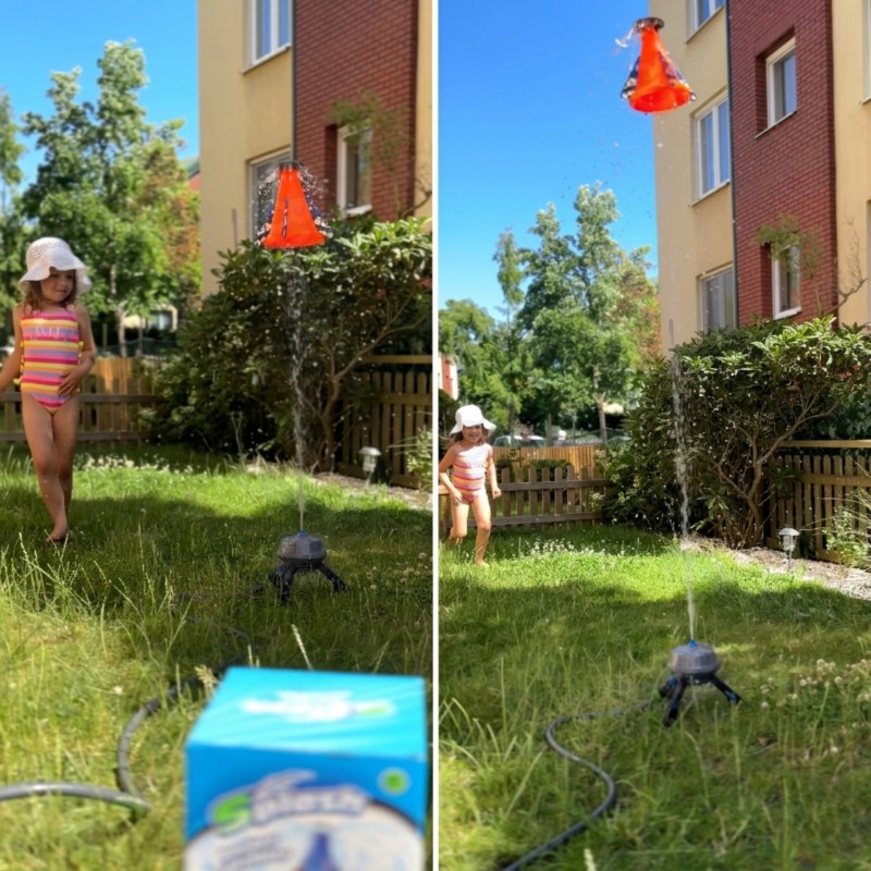 WOOPIE Rakieta Na Wodę Zabawka Wodna Do Ogrodu WOOPIE Rakieta Na Wodę Zabawka Wodna Do Ogrodu