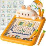 WOOPIE Tablica Magnetyczna Montessori MagPad Do Rysowania Królik Marchewka WOOPIE Tablica Magnetyczna Montessori MagPad Do Rysowania Królik Marchewka
