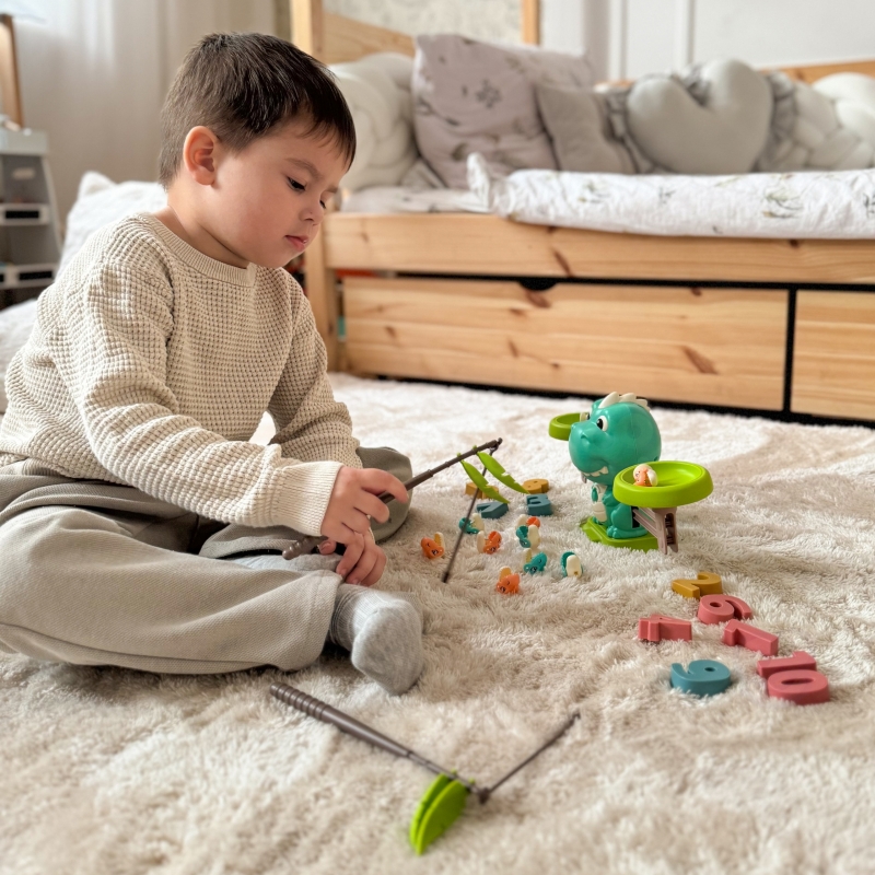 WOOPIE Waga Szalkowa Równoważnia Gra Łowienie Dinozaurów Rybek Nauka Liczydło WOOPIE Waga Szalkowa Równoważnia Gra Łowienie Dinozaurów Rybek Nauka Liczydło