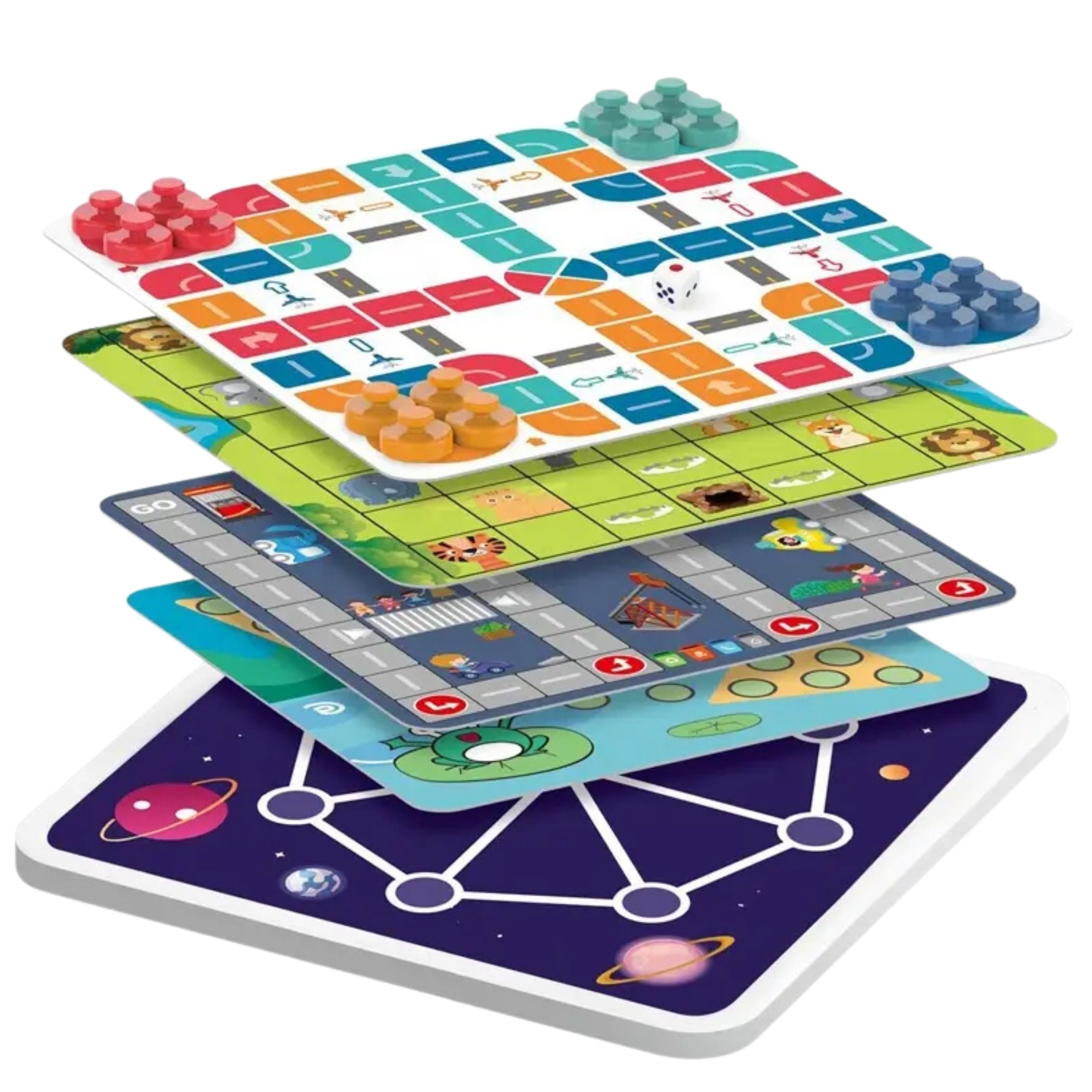 WOOPIE Zestaw Gier Planszowych Logicznych 10w1 WOOPIE Zestaw Gier Planszowych Logicznych 10w1