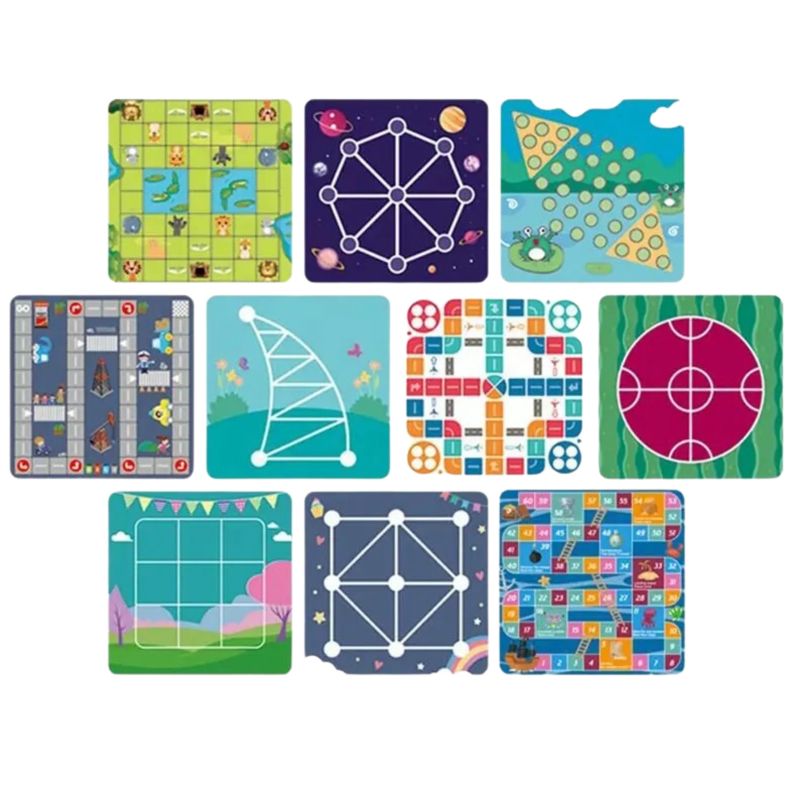 WOOPIE Zestaw Gier Planszowych Logicznych 10w1 WOOPIE Zestaw Gier Planszowych Logicznych 10w1