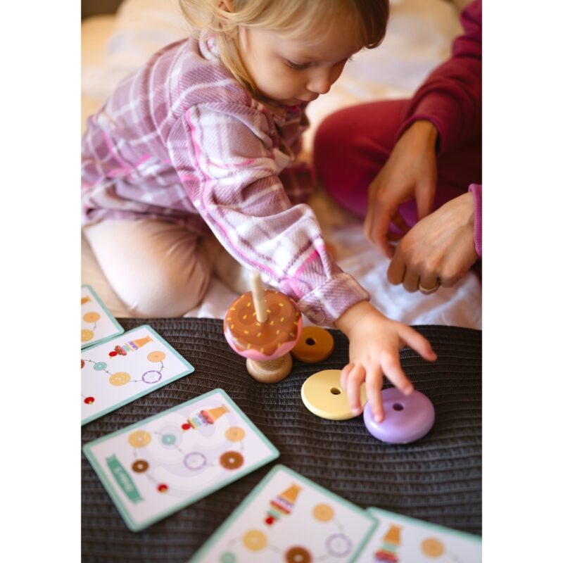 Woopie Green Drewniane Lody Ukladanka Montessori Cukiernia 12 El Fsc 7