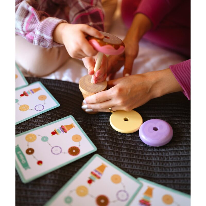 Woopie Green Drewniane Lody Ukladanka Montessori Cukiernia 12 El Fsc 8