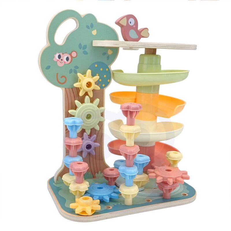 Woopie Green Drzewko Aktywnosci Kulodrom Montessori 4w1 Fsc 3