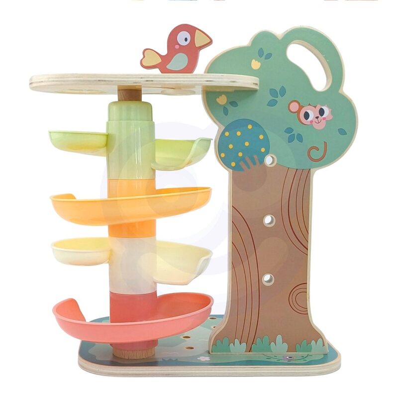 Woopie Green Drzewko Aktywnosci Kulodrom Montessori 4w1 Fsc 5