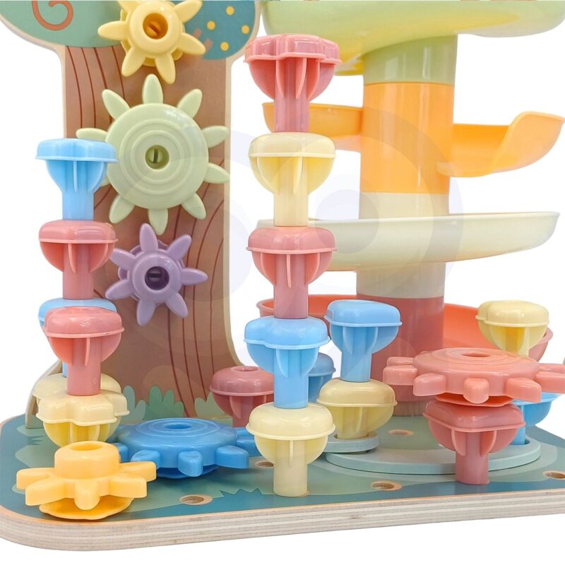 Woopie Green Drzewko Aktywnosci Kulodrom Montessori 4w1 Fsc 6
