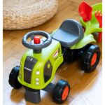 FALK Jeździk Claas 470 Arion Zielony z Przyczepką + Zestaw do piasku FALK Jeździk Claas 470 Arion Zielony z Przyczepką + Zestaw do piasku