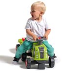 FALK Jeździk Claas 470 Arion Zielony z Przyczepką  + Zestaw do piasku FALK Jeździk Claas 470 Arion Zielony z Przyczepką  + Zestaw do piasku