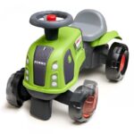 FALK Jeździk Claas 470 Arion Zielony z Przyczepką + Zestaw do piasku FALK Jeździk Claas 470 Arion Zielony z Przyczepką + Zestaw do piasku