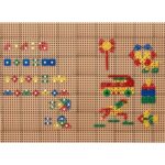 MASTERKIDZ Zestaw Geometrycznych Kształtów Klocków do Paneli Ściennych STEM 260 el.