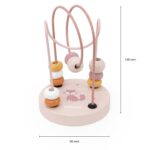 VIGA PolarB Drewniany Poręczny Labirynt Przeplatanka Pętla Motoryczna 1szt