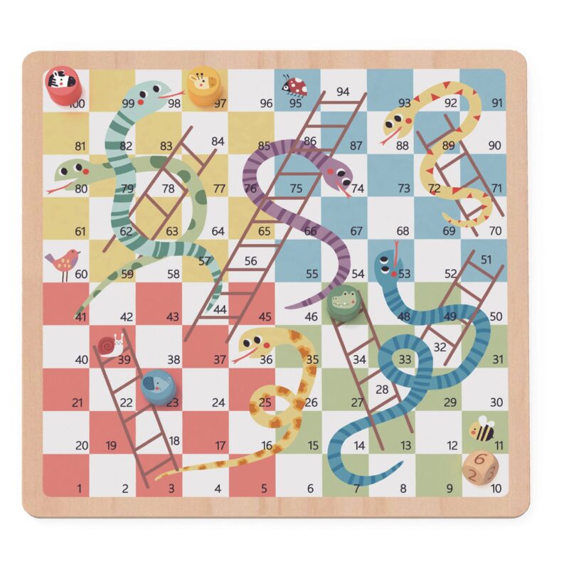 WOOPIE GREEN Gry Planszowe  Logiczne 2w1 Ludo Chińczyk + Uwolnij Zwierzątka