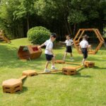 Classic World Edu Drewniana Ścieżka Akrobaty – Bezpieczny Tor Ruchowy