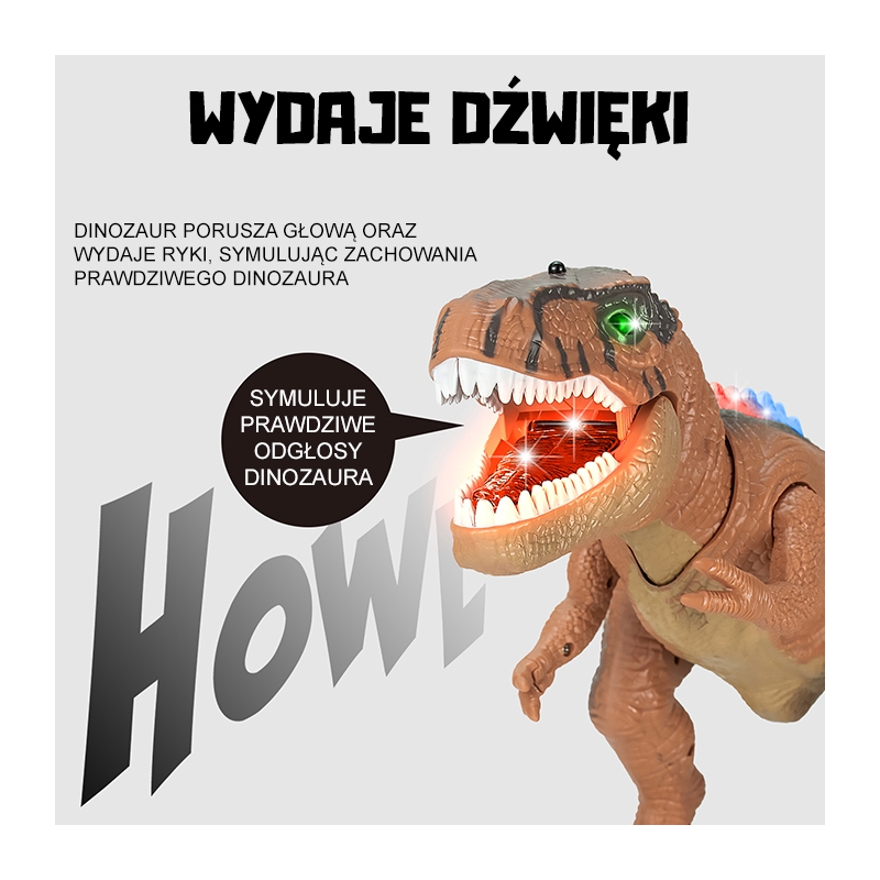 WOOPIE Dinozaur Zdalnie Sterowany RC Robot T-Rex WOOPIE Dinozaur Zdalnie Sterowany RC Robot T-Rex