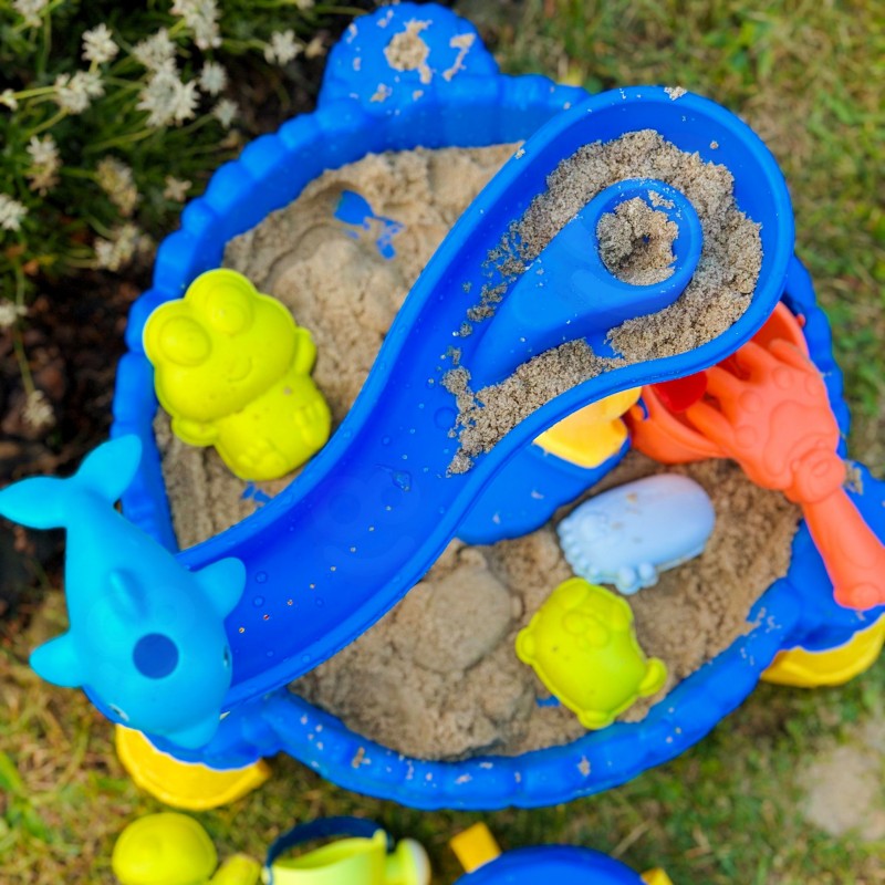 Stolik Wodny XL 2w1 z Krzesełkiem i Piaskownicą Delfinek WOOPIE Stolik Wodny XL 2w1 z Krzesełkiem i Piaskownicą Delfinek WOOPIE