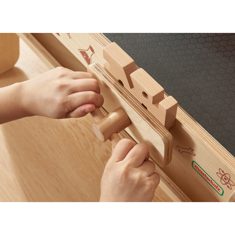 MASTERKIDZ Drewniany Warsztat XXL Montessori STEM z Narzędziami + Akcesoria MASTERKIDZ Drewniany Warsztat XXL Montessori STEM z Narzędziami + Akcesoria