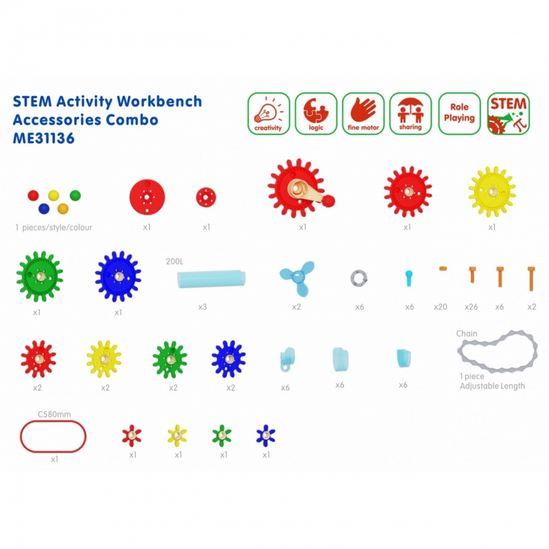 MASTERKIDZ Drewniany Warsztat XXL Montessori STEM z Narzędziami + Akcesoria MASTERKIDZ Drewniany Warsztat XXL Montessori STEM z Narzędziami + Akcesoria