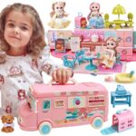 WOOPIE Kamper 2w1 Domek XXL Zestaw dla Lalek