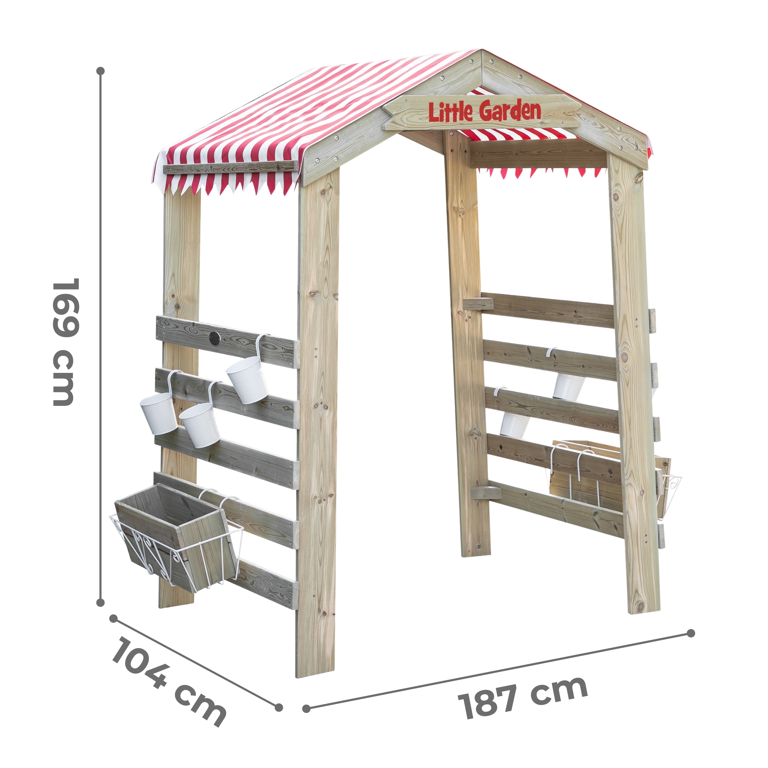 CLASSIC-WORLD-EDU-Drewniana-Brama-Ogrodowa-Pergola-Kwietnik-3