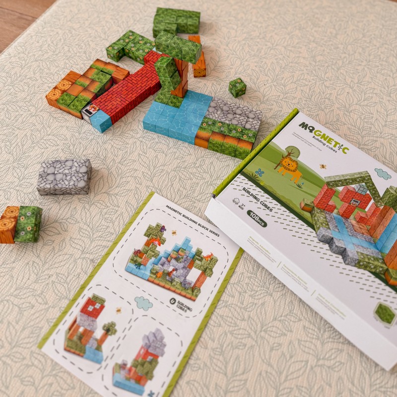 WOOPIE Klocki Magnetyczne Konstrukcyjne Świat Klocków 108 el. WOOPIE Klocki Magnetyczne Konstrukcyjne Świat Klocków 108 el.