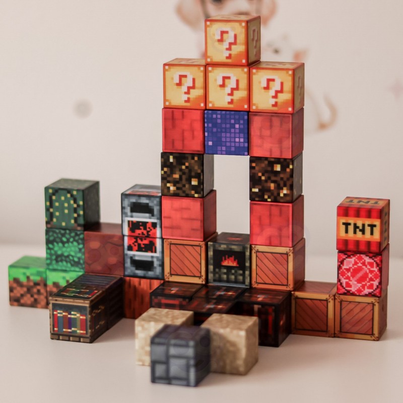 WOOPIE Klocki Magnetyczne Konstrukcyjne Sześciany 3D Zestaw Edukacyjny 63 el. WOOPIE Klocki Magnetyczne Konstrukcyjne Sześciany 3D Zestaw Edukacyjny 63 el.