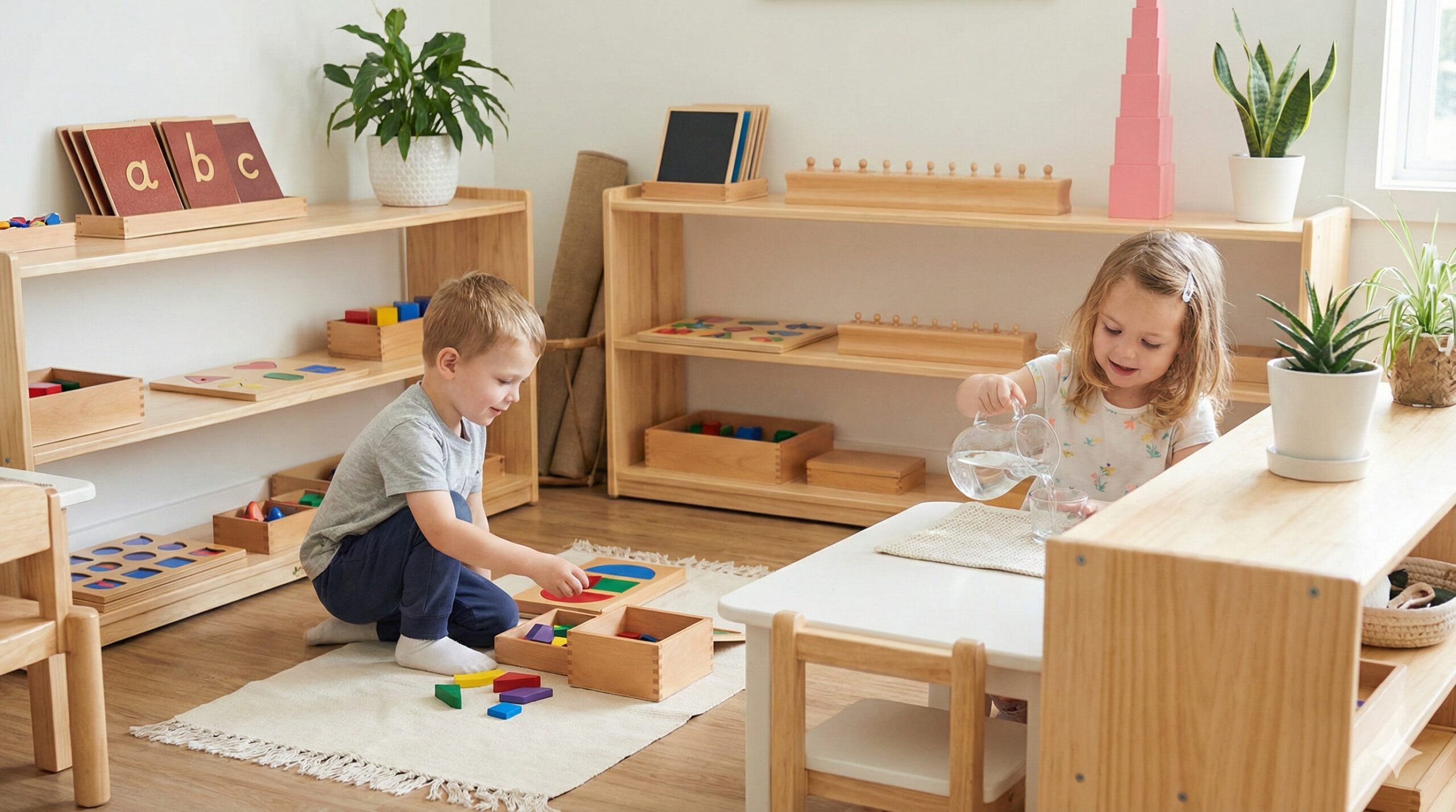 Edukacyjne zabawki montessori dla dzieci