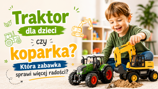 Traktor dla dzieci czy koparka Co sprawi więcej radości