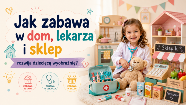 Jak zabawa w dom, lekarza i sklep rozwija dziecięcą wyobraźnię