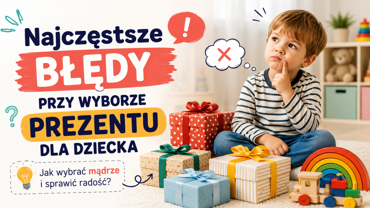 Najczęstsze błędy przy wyborze prezentu dla dziecka